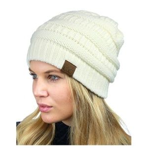 CC Winter Beanie Original Authentic Hat - Ivory